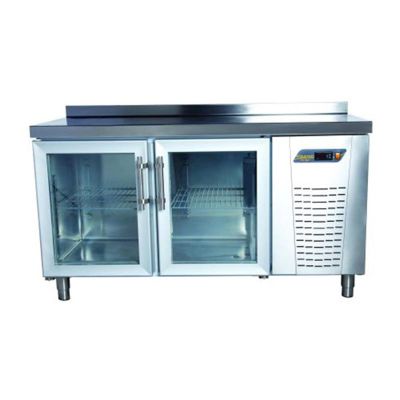 Ndustrio TPS-62-GD Tezgah Tip Snack Buzdolabı, Cam Kapılı, 2 Kapılı - 1