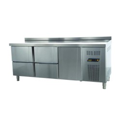 Ndustrio TPS-63-4D Tezgah Tip Snack Buzdolabı, 4 Çekmeceli, 1 Kapılı - Ndustrio