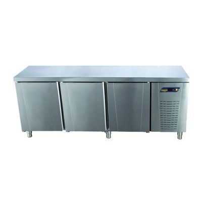 Ndustrio TPS-63-WOBS Tezgah Tip Snack Buzdolabı Sırtsız, 3 Kapılı - 1