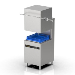 Ndustrio WZ-100 D غسالة أطباق من النوع المقصلة Ndustrio D، مضخة تصريف، 1000 طبق/ساعة - Ndustrio