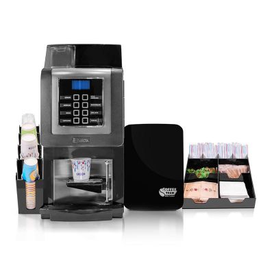 Necta Korinto Prime Espresso Fresh Milk Coffee Machine + Coffee Tech Milk Cooler + Napkin and Mixer Stand + Cup Holder Stand + Napkin and Mixer Stand - Necta