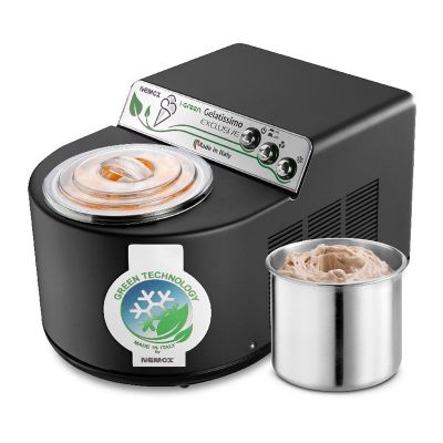 Nemox Gelatissimo Exclusive i-Green Dondurma Makinesi, Siyah - Nemox