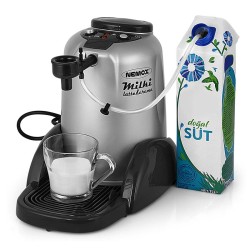 Nemox Milki Milk Frother, Silver - Nemox