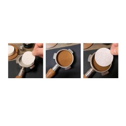 Neouza 53 mm Puck Screen & Moka Pot Kahve Filtre Kağıdı, 100 Adet - Thumbnail