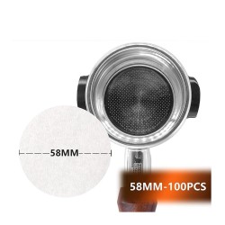 Neouza 58 mm Puck Screen & Moka Pot Coffee Filter Paper, 100 Pieces - Neouza (1)