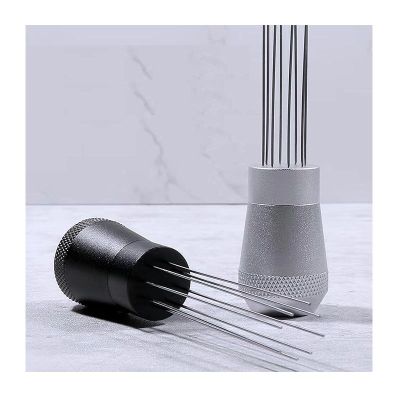 Neouza 8 Needle WDT Coffee Dispenser with Aluminium Handle, Black - Neouza