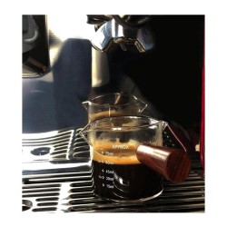 Neouza Ahşap Saplı Ölçülü Cam Kahve Server, 75 ml - Thumbnail