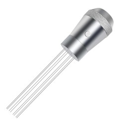 Neouza Aluminium Handle 8 Needle WDT Coffee Dispenser, Silver - 1