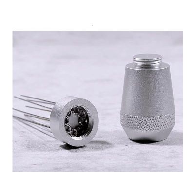 Neouza Aluminium Handle 8 Needle WDT Coffee Dispenser, Silver - Neouza