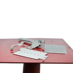 Noaw 250/21 Volanina Manual Food Slicer, 250 mm, Red - 7