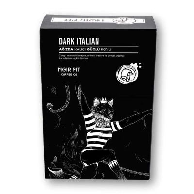 Noir Pit Dark İtalian Çekirdek Kahve, 250 gr - 1