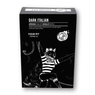 Noir Pit Dark Italian Coffee Bean, 1 kg - Noir Pit