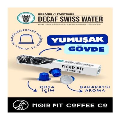 Noir Pit Decaf 60 Capsule Coffee - Noir Pit