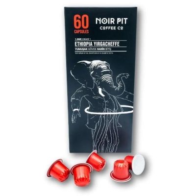 Noir Pit Ethiopa 60 Adet Capsule Coffee - Noir Pit