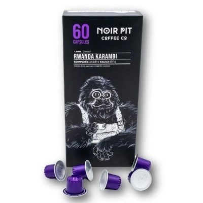 Noir Pit Rwanda 60 Adet Capsules Coffee - Noir Pit