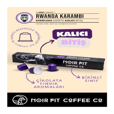 Noir Pit Rwanda 10 Adet Kapsül Kahve - 2