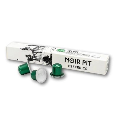 Noir Pit Velvet 10 Adet Capsules with Handle - Noir Pit