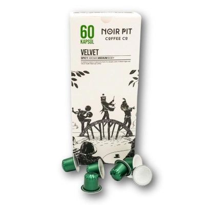 Noir Pit Velvet 60 Adet Capsules Coffee handle - Noir Pit