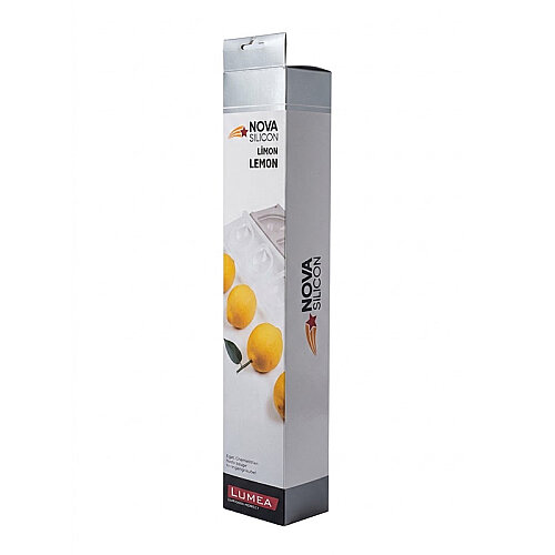 Nova Silicon NS 0001 5 Gözlü Limon Formlu Kapaklı Silikon Pasta Kalıbı - 4
