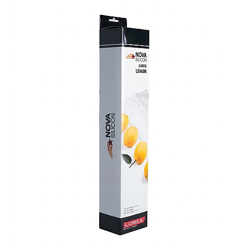 Nova Silicon NS 0001 5 Gözlü Limon Formlu Kapaklı Silikon Pasta Kalıbı - 6