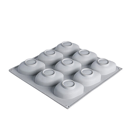 Nova Silicon NS 0002 9 Gözlü Mango Formlu Silikon Pasta Kalıbı - 1