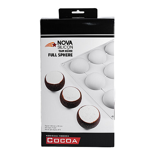 Nova Silicon NS 0004 9 Gözlü Nova Silicon Tam Küre Silikon Pasta Kalıbı - 4