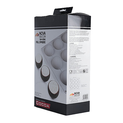 Nova Silicon NS 0004 9 Gözlü Nova Silicon Tam Küre Silikon Pasta Kalıbı - 6