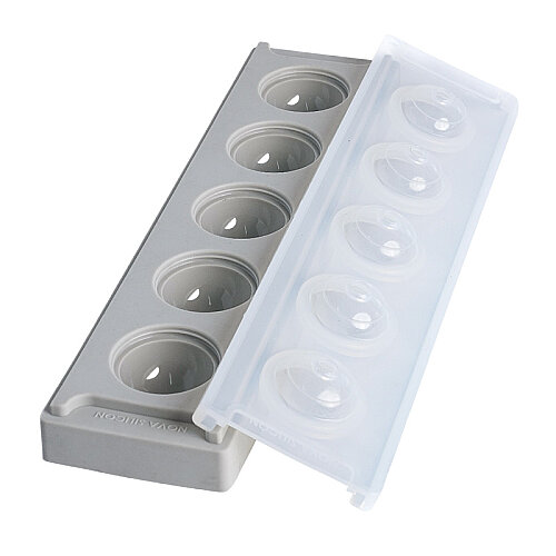 Nova Silicon NS 0006 5 Gözlü 60’lık Küre Silikon Pasta Kalıbı - Nova Silicon