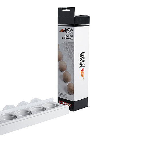 Nova Silicon NS 0006 5 Gözlü 60’lık Küre Silikon Pasta Kalıbı - 3