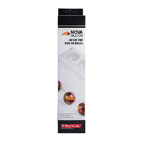 Nova Silicon NS 0007 5 Gözlü 48’lik Küre Silikon Pasta Kalıbı - 3