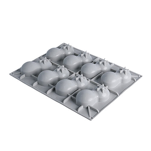 Nova Silicon NS 0010 8 Gözlü Yer Fıstığı Formlu Silikon Pasta Kalıbı - Nova Silicon (1)