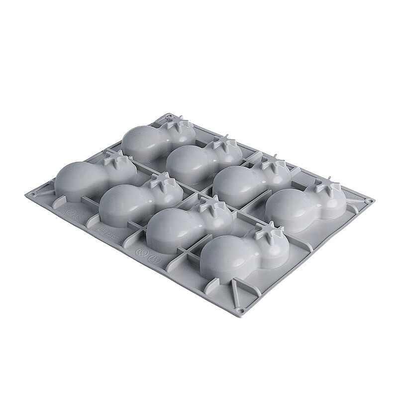 Nova Silicon NS 0010 8 Gözlü Yer Fıstığı Formlu Silikon Pasta Kalıbı - Nova Silicon