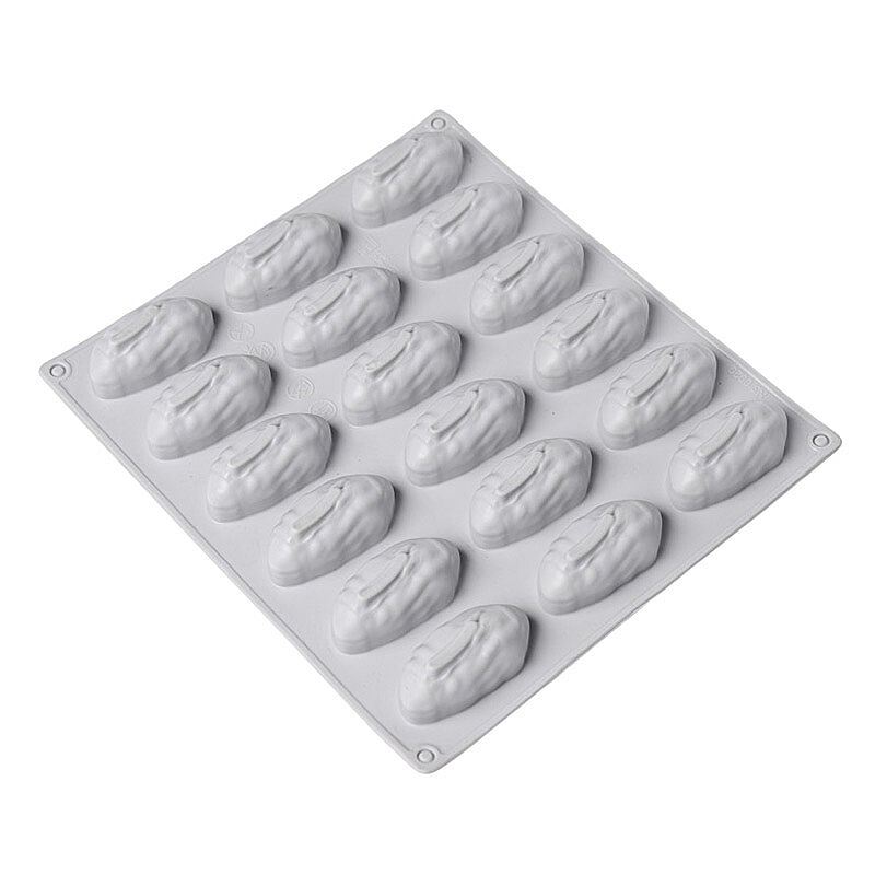 Nova Silicon NS 0020 18 Gözlü Mini Antep Fıstığı Formlu Silikon Pasta Kalıbı - Nova Silicon