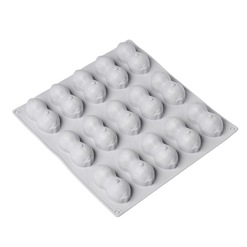 Nova Silicon NS 0021 15 Gözlü Mini Yer Fıstığı Formlu Silikon Pasta Kalıbı - Nova Silicon