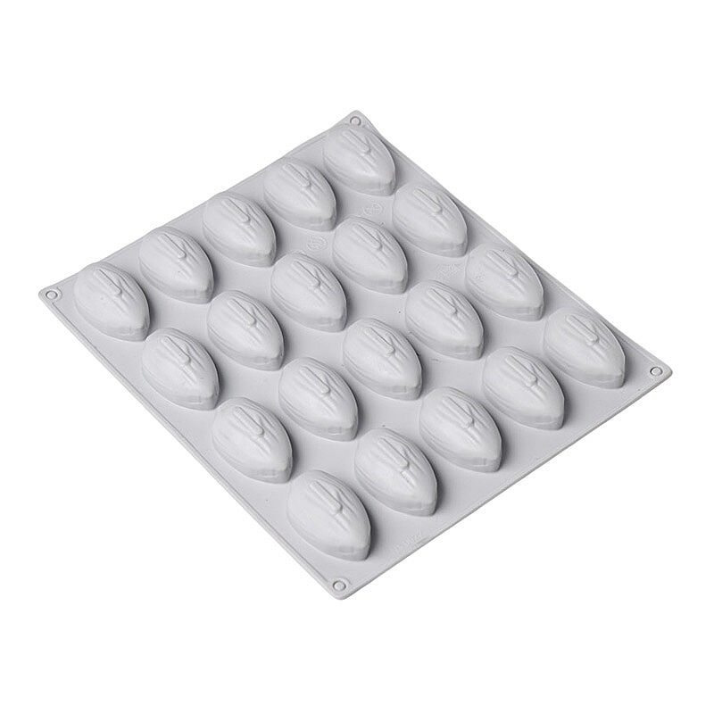 Nova Silicon NS 0022 20 Gözlü Mini Badem Formlu Silikon Pasta Kalıbı - Nova Silicon