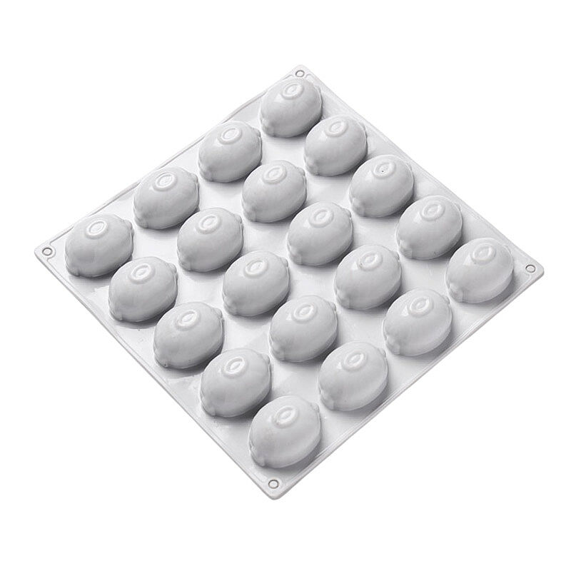 Nova Silicon NS 0026 20 Gözlü Mini Limon Formlu Silikon Pasta Kalıbı - Nova Silicon