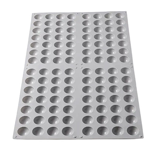 Nova Silicon NS 0027 112 Gözlü 3 cm Yarım Küre Silikon Pasta Kalıbı - 4