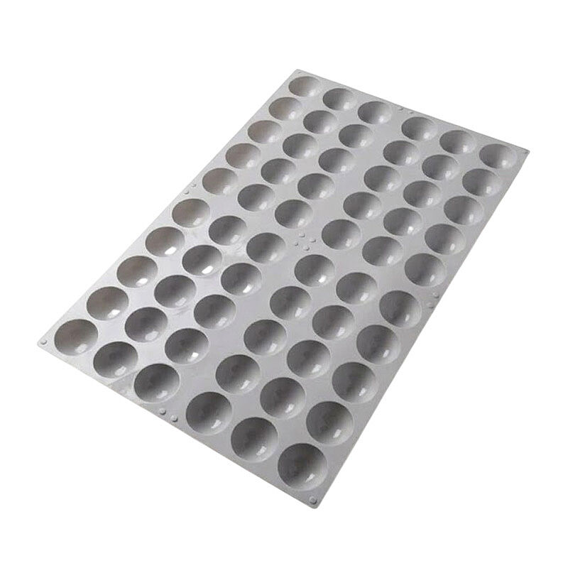 Nova Silicon NS 0028 60 Gözlü 4 cm Yarım Küre Silikon Pasta Kalıbı - Nova Silicon