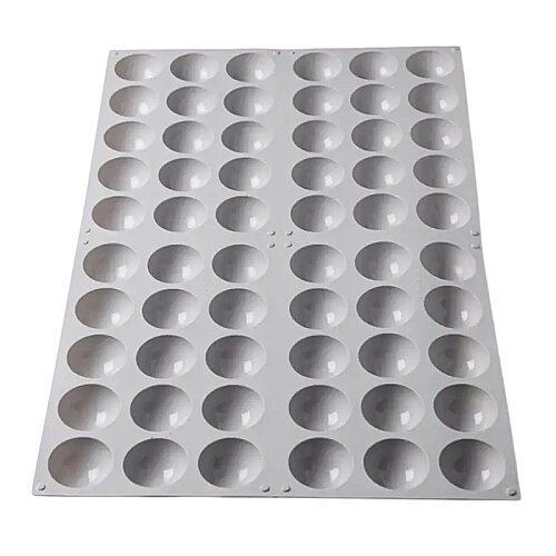 Nova Silicon NS 0029 60 Gözlü 5 cm Yarım Küre Silikon Pasta Kalıbı - 3