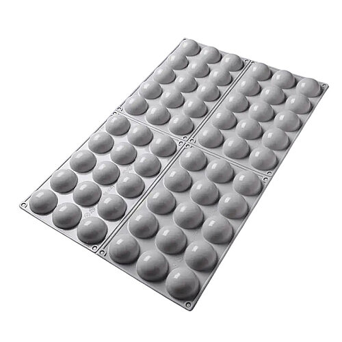 Nova Silicon NS 0029 60 Gözlü 5 cm Yarım Küre Silikon Pasta Kalıbı - 2