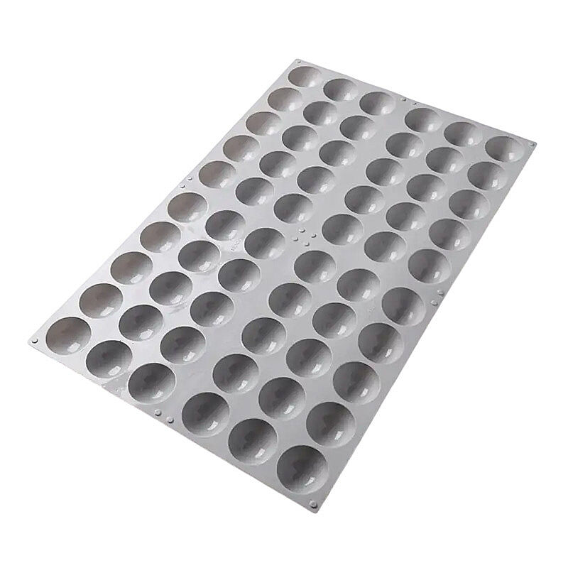 Nova Silicon NS 0029 60 Gözlü 5 cm Yarım Küre Silikon Pasta Kalıbı - Nova Silicon