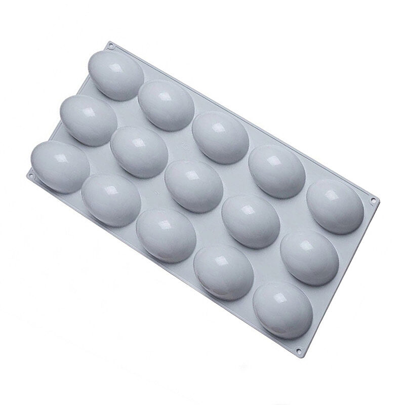 Nova Silicon NS 0031 15 Gözlü 8 cm Yarım Küre Silikon Pasta Kalıbı - Nova Silicon