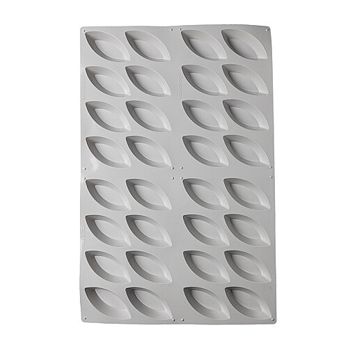 Nova Silicon NS 0033 32 Gözlü Mekik Formlu Silikon Pasta Kalıbı - Nova Silicon