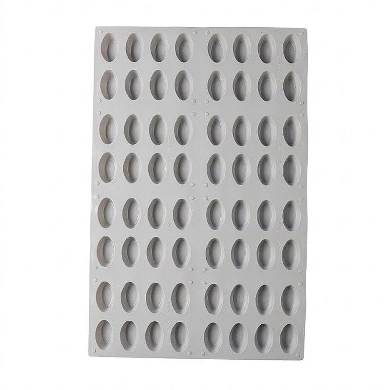 Nova Silicon NS 0034 64 Gözlü Elips Formlu Silikon Pasta Kalıbı - Nova Silicon