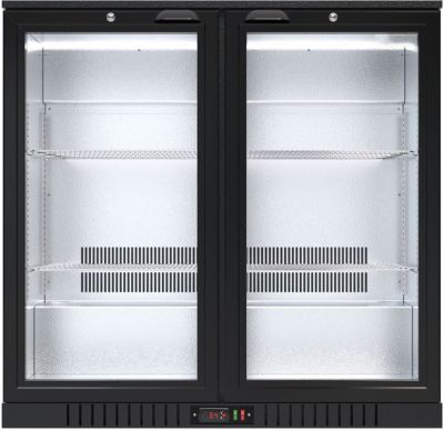 NRO LG-208HEB Behind Bar Bottle Cooler Cabinet, 2 Doors - NRO