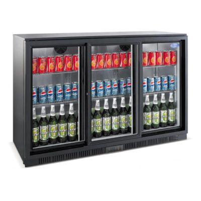 NRO LG-330SB Behind Bar Bottle Cooler Cabinet with 3 Sliding Doors - NRO
