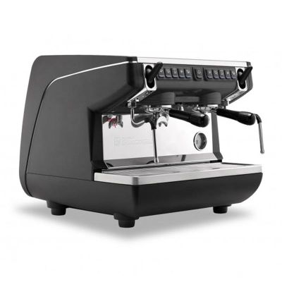 Nuova Simonelli Appia Life Compact Tall Cup Полностью автоматическая кофемашина эспрессо, 2 группы, черный - Nuova Simonelli