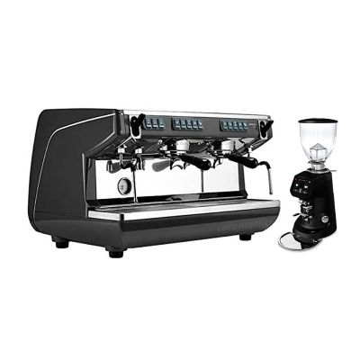 Nuova Simonelli Appia Life Tall Cup Espresso Coffee Machine, 2 Groups + Fiorenzato F64E Coffee Grinder - Nuova Simonelli