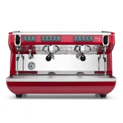Nuova Simonelli Appia Life Tall Cup Fully Automatic Espresso Coffee Machine, 2 Groups, Red 