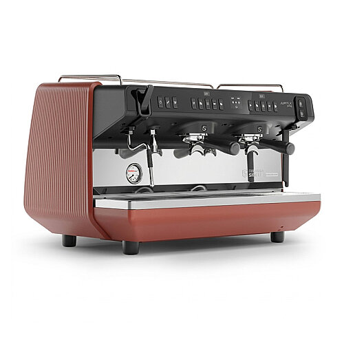 Nuova Simonelli Appia Viva XT Tall Cup Tam Otomatik Espresso Kahve Makinesi, 2 Gruplu, Kırmızı - Nuova Simonelli